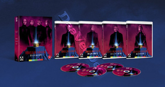 Hellraiser Tetralogy | Hellraiser / Hellbound: Hellraiser II / Hellraiser III: Hell on Earth / Hellraiser: Bloodline  |   Blu-Ray